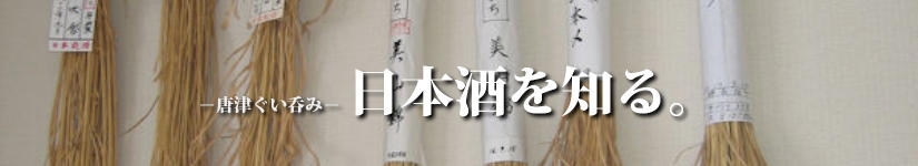 唐津ぐい呑み-日本酒を知る